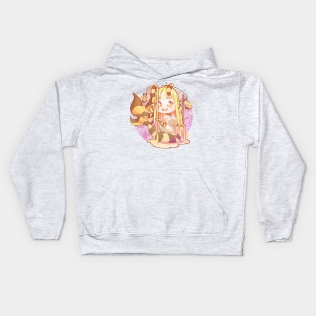 Mermay honey bee Kids Hoodie by KawaiiDreamyPixie